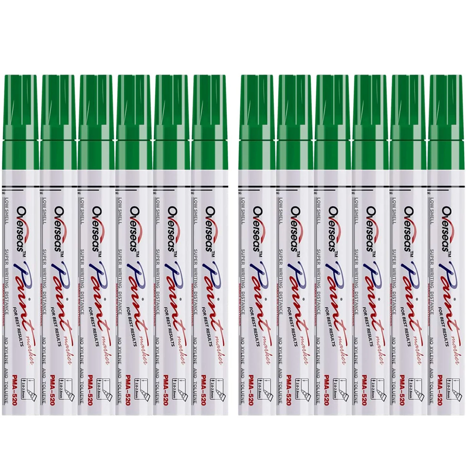 Green Paint Pens Paint Markers, 12 pcs Waterproof Oil-Based Paint Pen Set Quick Dry and Permanent, Markers for Rock Painting
Green Paint Pens Paint Markers, 12 pcs Waterproof Oil-Based Paint Pen Set Quick Dry and Permanent, Markers for Rock Painting