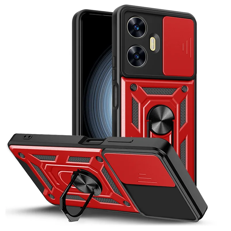 Camera protect case for Realme C55 C33 C35 C31 C30 Realme 10 Pro + 10 9i 8 Realme C25y C21y C3 C21 C20 Armor Hybrid Ring Cover
Camera protect case for Realme C55 C33 C35 C31 C30 Realme 10 Pro + 10 9i 8 Realme C25y C21y C3 C21 C20 Armor Hybrid Ring Cover