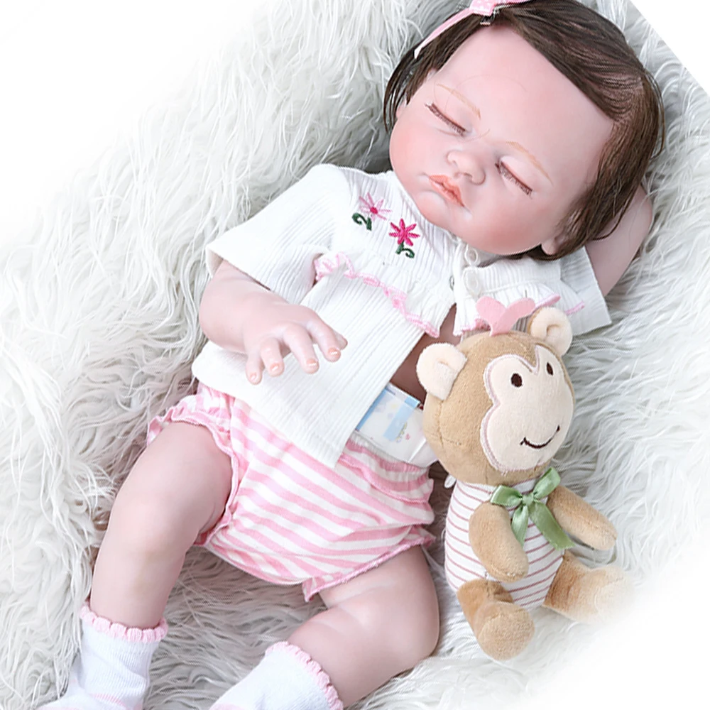 48cm Full Silicone Girl Baby Reborn Doll Like Real bebe reborn Menina Bonecas Bath Shower Toy Kids Birthday Gift
48cm Full Silicone Girl Baby Reborn Doll Like Real bebe reborn Menina Bonecas Bath Shower Toy Kids Birthday Gift