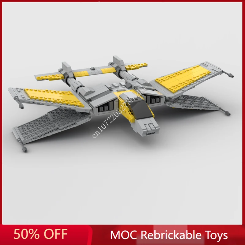 677PCS MOC Space Battle Series X-83 Twintail X-wing Starfighter Building Blocks Technology Bricks Assembly Toys Birthday Gifts
677PCS MOC Space Battle Series X-83 Twintail X-wing Starfighter Building Blocks Technology Bricks Assembly Toys Birthday Gifts