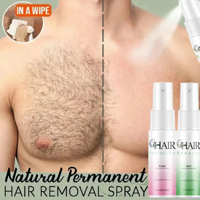Fast Hair Removal Spray 2 Minutes Painless Hair Growth Inhibitor Arm Armpit Leg Permanent Depilatory Body Care For Men Women
Fast Hair Removal Spray 2 Minutes Painless Hair Growth Inhibitor Arm Armpit Leg Permanent Depilatory Body Care For Men Women