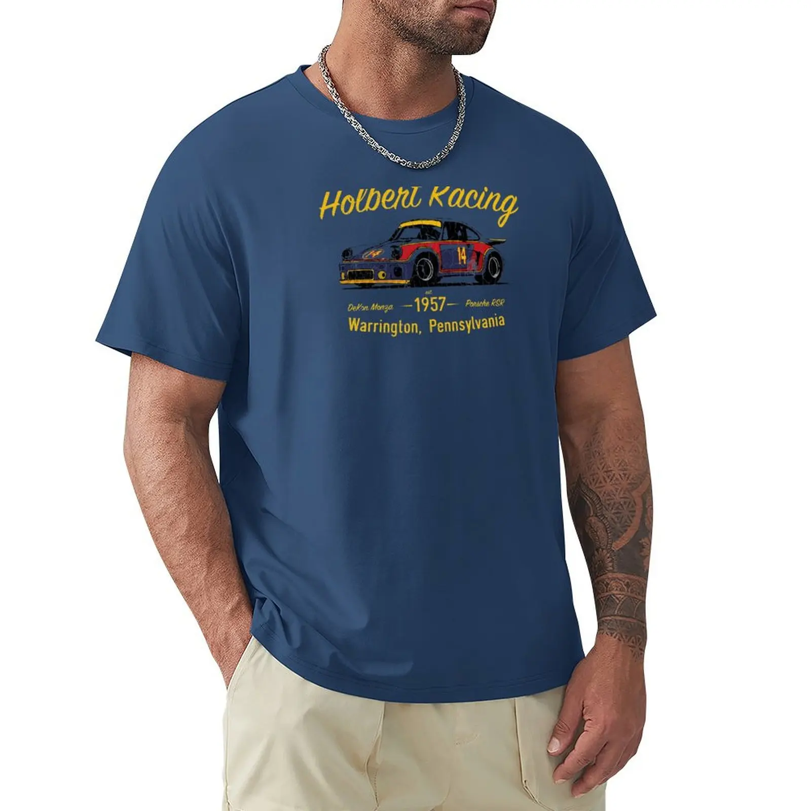 

Holbert Racing T-shirt anime quick drying oversizeds heavyweights mens big and tall t shirts