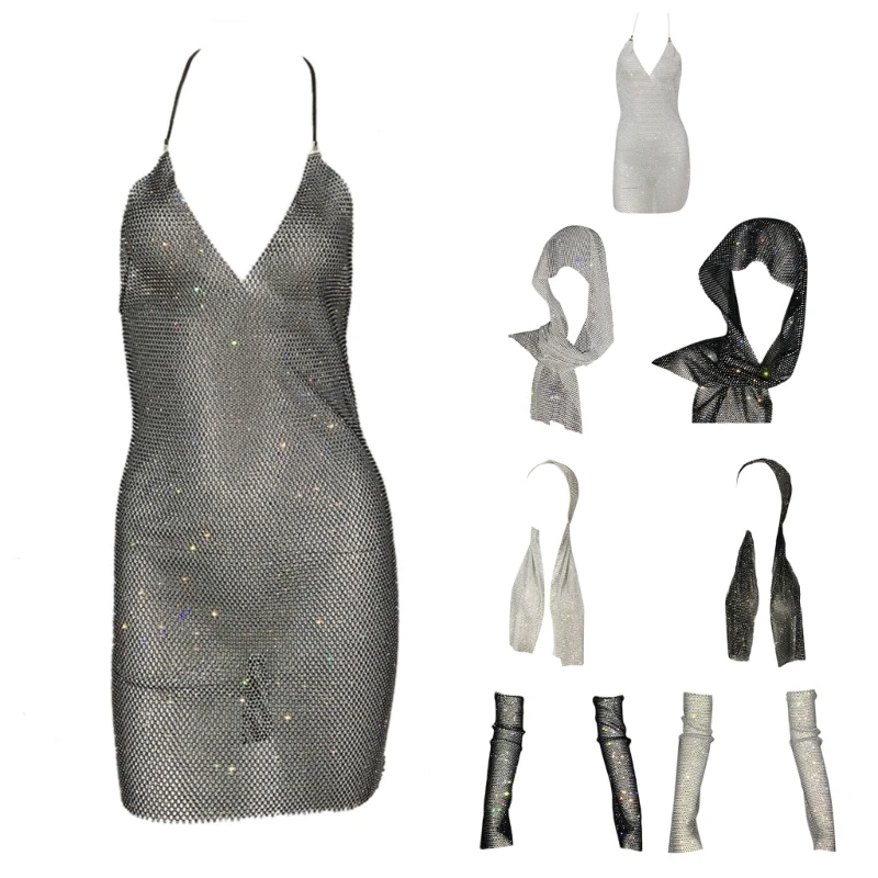 Womens Rhinestones Dress Headscarf Turban Deep V Neck Halter Bodycon Dress Dropship
Womens Rhinestones Dress Headscarf Turban Deep V Neck Halter Bodycon Dress Dropship