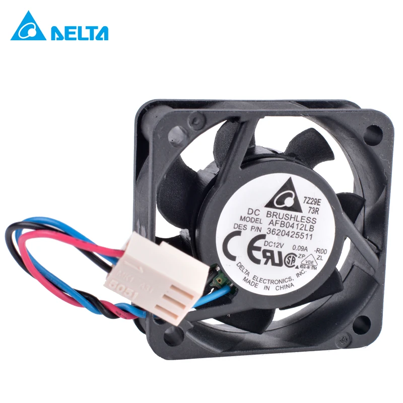 AFB0412LB 4cm 40mm 4015 40x40x15mm 12V 0.09A Double ball three-wire silent cooling fan
AFB0412LB 4cm 40mm 4015 40x40x15mm 12V 0.09A Double ball three-wire silent cooling fan