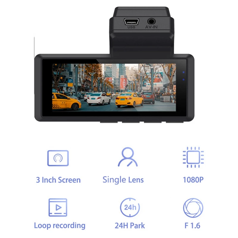 3Inch Car MINI DVR 1080P Len Dash Camera Night Vision G-Sensor Parking Camera 170 Degree Wide Angle Driving Recorder
3Inch Car MINI DVR 1080P Len Dash Camera Night Vision G-Sensor Parking Camera 170 Degree Wide Angle Driving Recorder