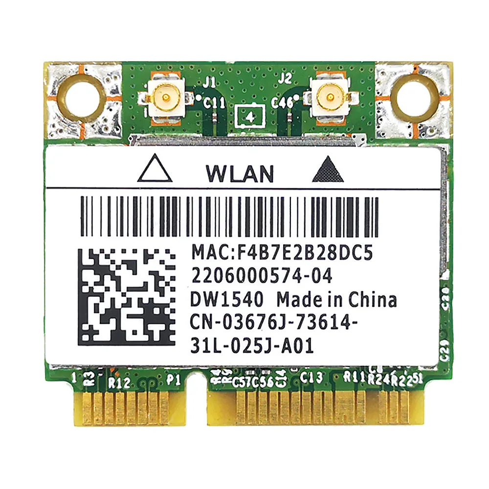 

for Broadcom BCM943228 DW1540 2.4G/5G Dual Frequency MINI PCIE 300Mbps 802.11A/B/G/N Built-in Wireless Network Card