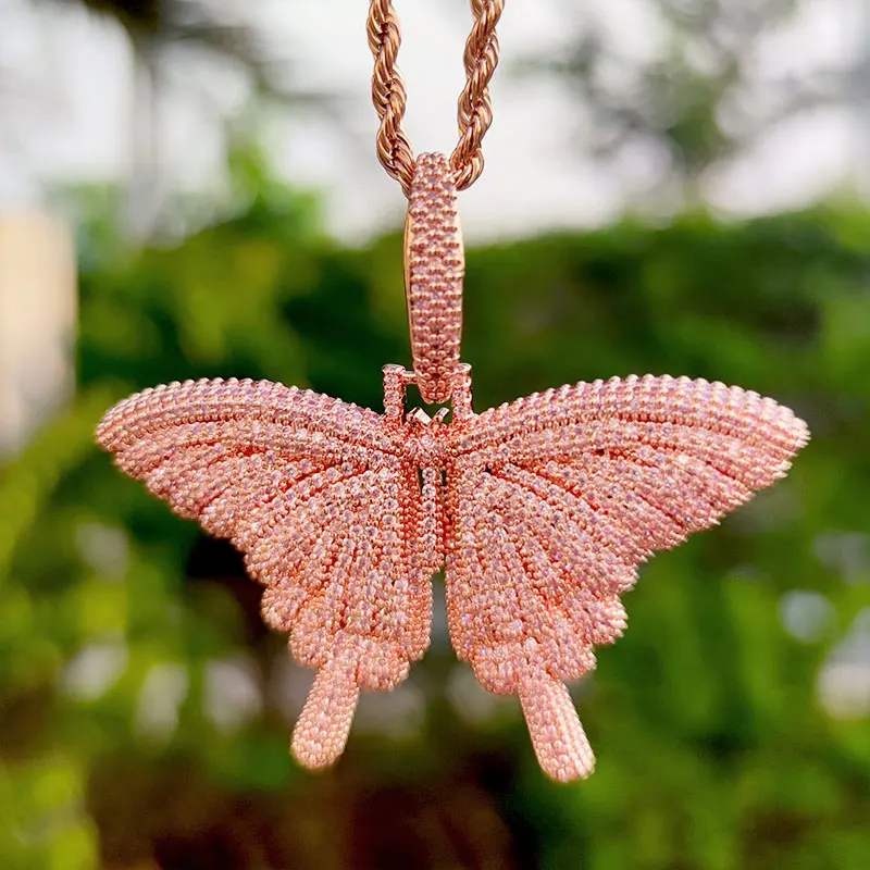 NUOYA Dropshipping Colorful Hiphop Zircon Butterfly Jewelry Women Gold Plated Necklace Butterfly Pendant
NUOYA Dropshipping Colorful Hiphop Zircon Butterfly Jewelry Women Gold Plated Necklace Butterfly Pendant