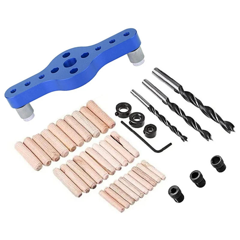 Blue Locator Tool Drilling Locator Wood Dowelling Self Centering Drill Guide Kit Hole Puncher
Blue Locator Tool Drilling Locator Wood Dowelling Self Centering Drill Guide Kit Hole Puncher