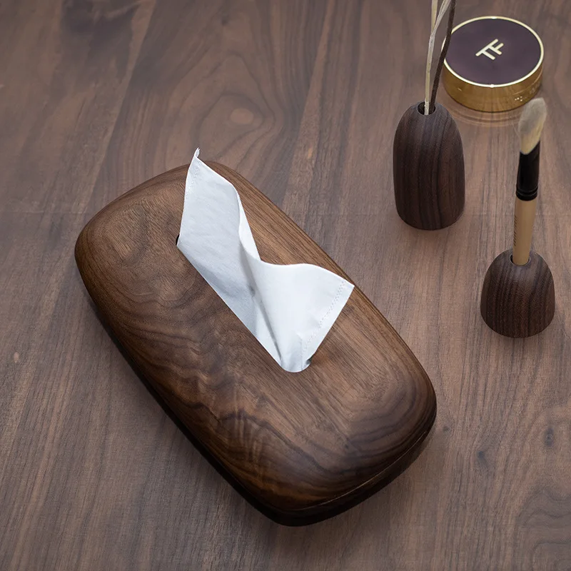 Solid Wood Walnut Tissue Box Bedroom Living Room Home Desktop Finishing Retro Tea Table Desktop Restaurant Tissue Storage Boxes
Solid Wood Walnut Tissue Box Bedroom Living Room Home Desktop Finishing Retro Tea Table Desktop Restaurant Tissue Storage Boxes