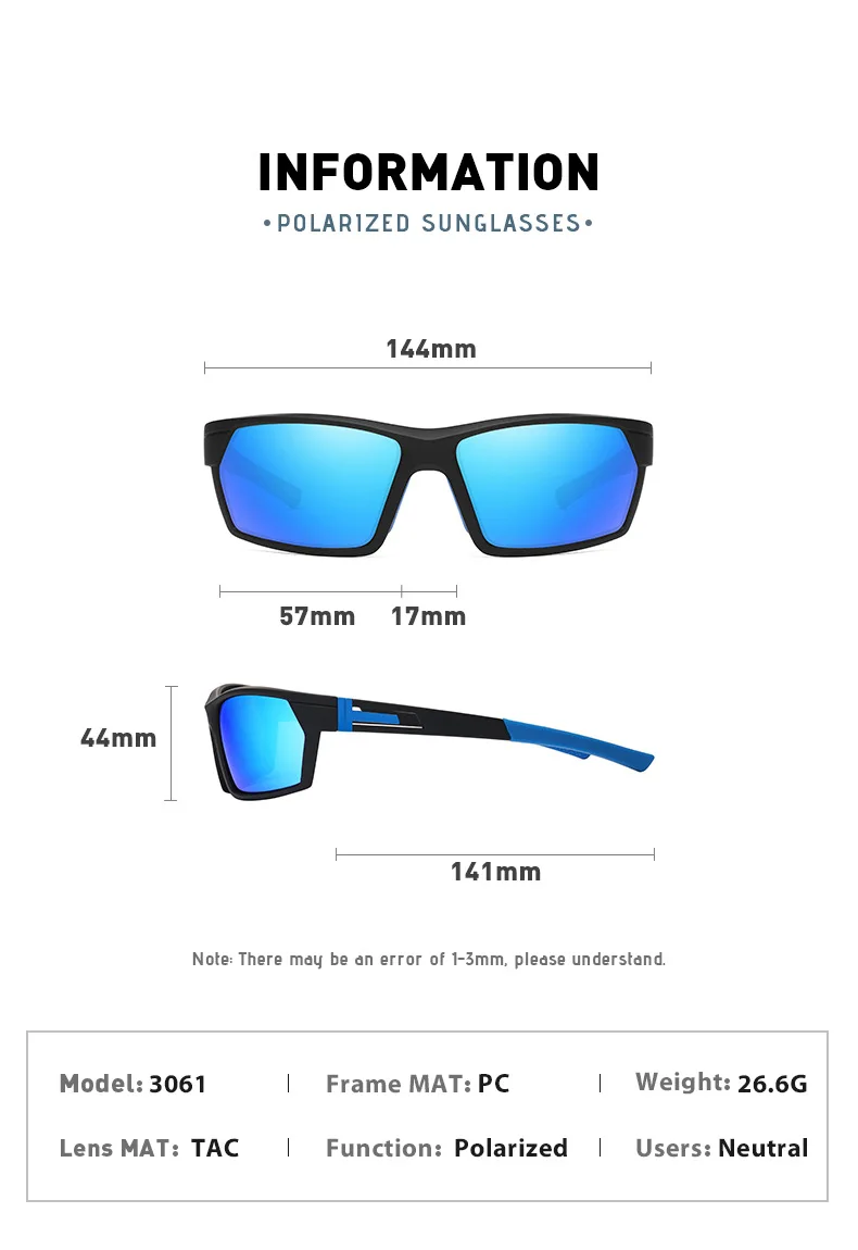 Sportowe okulary przeciwsłoneczne dla krótkowzrocznych z soczewkami przeciwdziałającymi odblaskom 15 Sb9501d1900644f15895d7e4dd864f899W