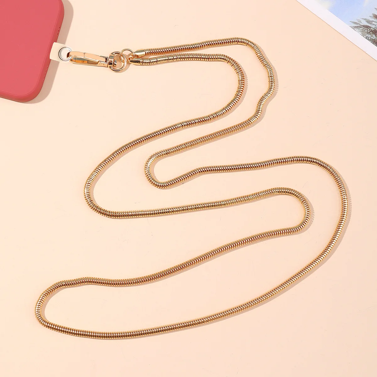 Fashion Simple Metal Mobile Phone Chain Charm Universal Clip Long Crossbody Chain For Unisex Style Safety Cellphone Lanyard Fashion Simple Metal Mobile Phone Chain Charm Universal Clip Long Crossbody Chain For Unisex Style Safety Cellphone Lanyard