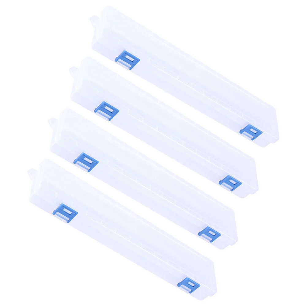 4 Pcs Paintbrush Storage Box Decor Transparent Case Portable Tool Boxes Plastic Decorative Child Holder Handheld Organizer
4 Pcs Paintbrush Storage Box Decor Transparent Case Portable Tool Boxes Plastic Decorative Child Holder Handheld Organizer