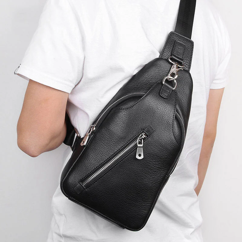 Casual Men's Chest Bag Big Capacity Chest Bag crossbody bags for men black brown chest packs single shoulder bag leather 
Casual Men's Chest Bag Big Capacity Chest Bag crossbody bags for men black brown chest packs single shoulder bag leather