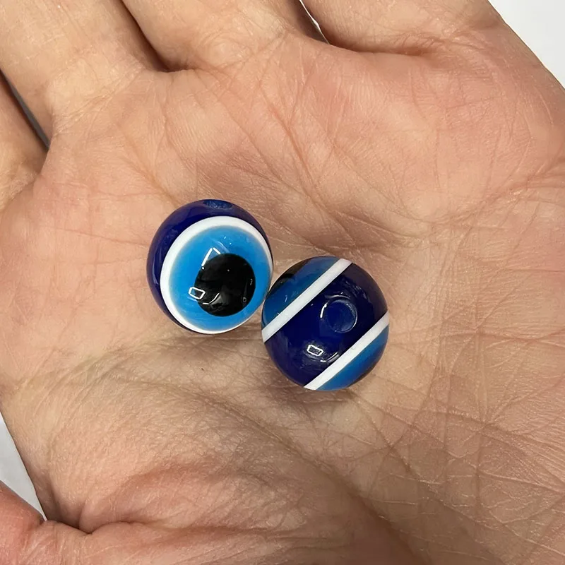 

Круглые полимерные бусины «злые глаза», 14 мм, можно использовать для самостоятельного изготовления браслетов, ожерелий или серег различных цветов