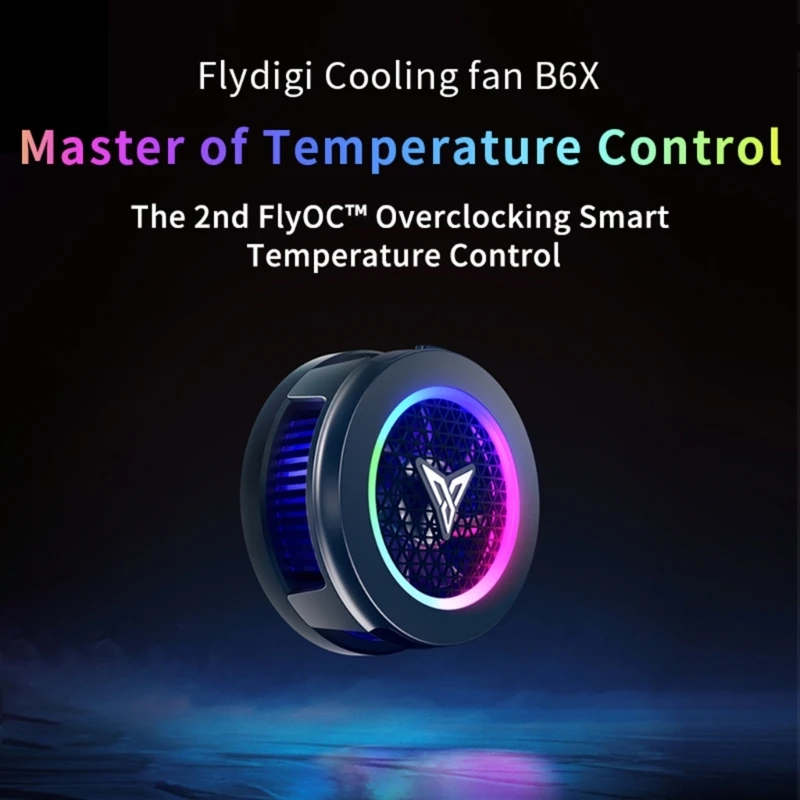 Радиатор быстрого охлаждения Flydigi B6 B6X, универсальный бесшумный кулер для сотового телефона, 20 Вт, полупроводниковый теплоотвод с RGB-подсветкой
Радиатор быстрого охлаждения Flydigi B6 B6X, универсальный бесшумный кулер для сотового телефона, 20 Вт, полупроводниковый теплоотвод с RGB-подсветкой