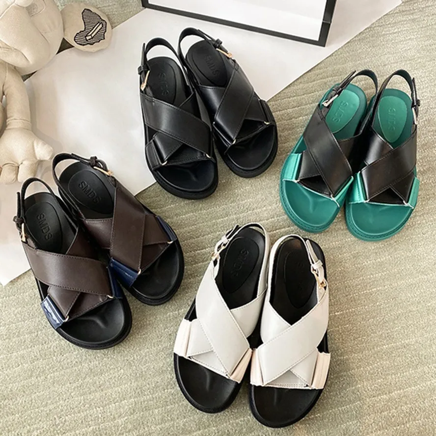 Withered Summer Casual Flat Roman Sandals Women Ins Fashion Blogger Retro Color Matching Cross Hollow Platform Sandals
Withered Summer Casual Flat Roman Sandals Women Ins Fashion Blogger Retro Color Matching Cross Hollow Platform Sandals