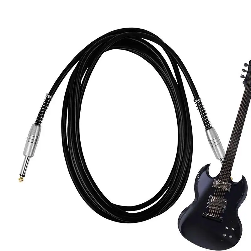Guitar Cable Black Audio Cable For Electric Guitar Bass Keyboard Accessories Straight Plugs
Guitar Cable Black Audio Cable For Electric Guitar Bass Keyboard Accessories Straight Plugs