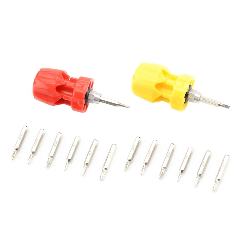 2Pcs 6-In-1 Multifunctional Screwdriver Set Hand Tools Screwdriver T-Head Multi-Specification Screwdriver Easy To Use
2Pcs 6-In-1 Multifunctional Screwdriver Set Hand Tools Screwdriver T-Head Multi-Specification Screwdriver Easy To Use
