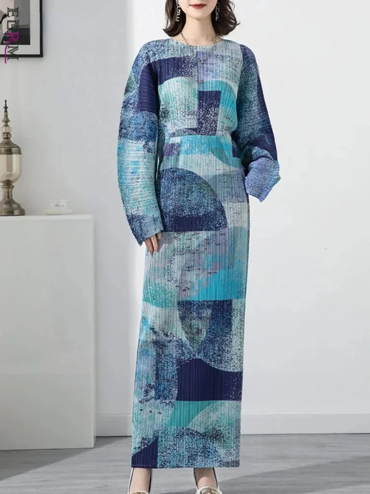 EGRM Free Shipping 2024 Spring New Pleated Dress Graffiti Art Print Long Sleeved Tie Dye Loose Holiday Dresses for Women 6EG9108
EGRM Free Shipping 2024 Spring New Pleated Dress Graffiti Art Print Long Sleeved Tie Dye Loose Holiday Dresses for Women 6EG9108