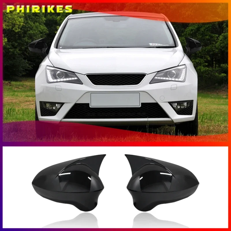 ABS Black Side Mirror Cover Rearview Caps For Seat Leon MK2 1P Ibiza MK4 6J Exeo 3R Car Accessories
ABS Black Side Mirror Cover Rearview Caps For Seat Leon MK2 1P Ibiza MK4 6J Exeo 3R Car Accessories