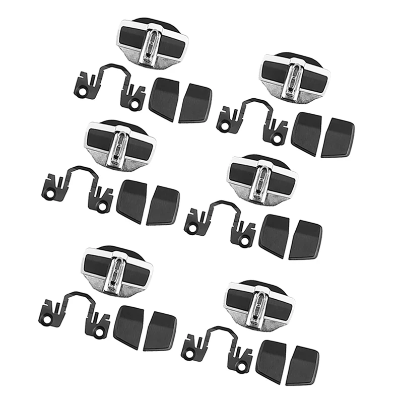 6 Sets TRD Door Lock Buckle Upgraded Stabilizer Cover Latches Parts For Lexus Toyota Series Eliminate Noise Space Lock Stopper 
6 Sets TRD Door Lock Buckle Upgraded Stabilizer Cover Latches Parts For Lexus Toyota Series Eliminate Noise Space Lock Stopper