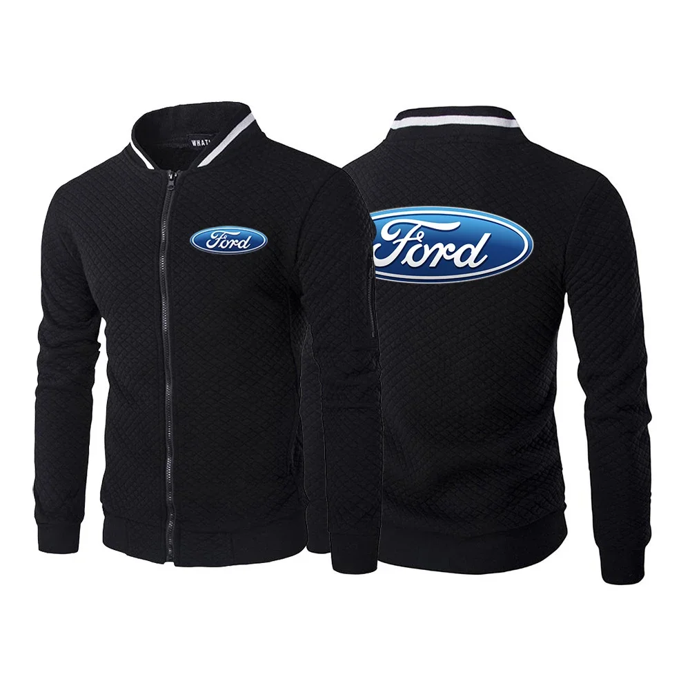 2024 Ford Logo Print New Spring Autumn Zip Long Sleeve Stripe Collar Design Jacket Mens Slim Fit Sports Trendy Cotton Sweatshirt
2024 Ford Logo Print New Spring Autumn Zip Long Sleeve Stripe Collar Design Jacket Mens Slim Fit Sports Trendy Cotton Sweatshirt