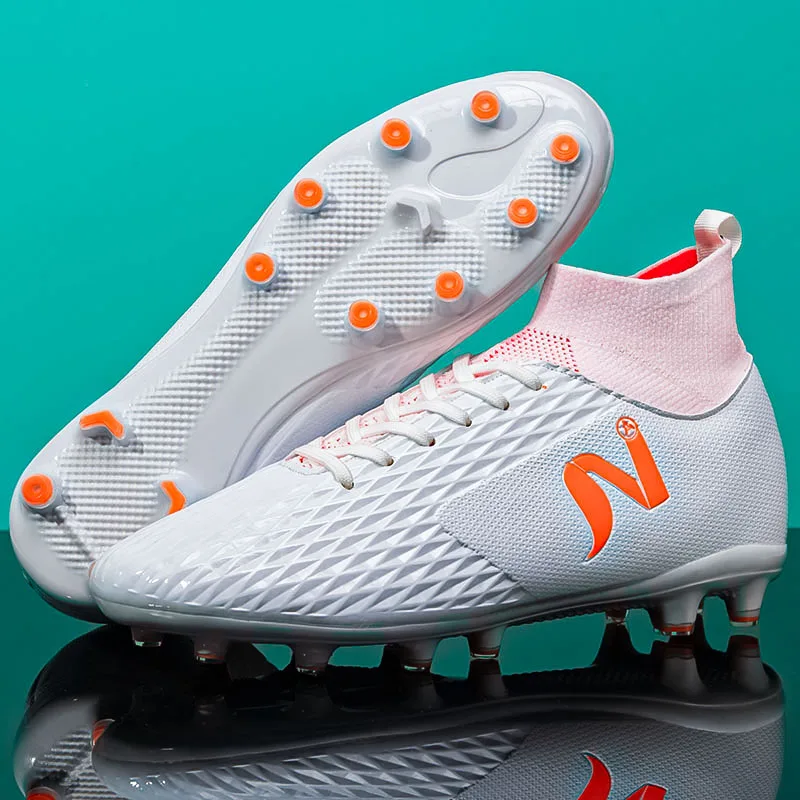 2022 NEW Men Soccer Shoes Adult Kids High Ankle Football Boots Cleats Grass Training Sport Footwear 2022 Men‘s Sneakers
2022 NEW Men Soccer Shoes Adult Kids High Ankle Football Boots Cleats Grass Training Sport Footwear 2022 Men‘s Sneakers
