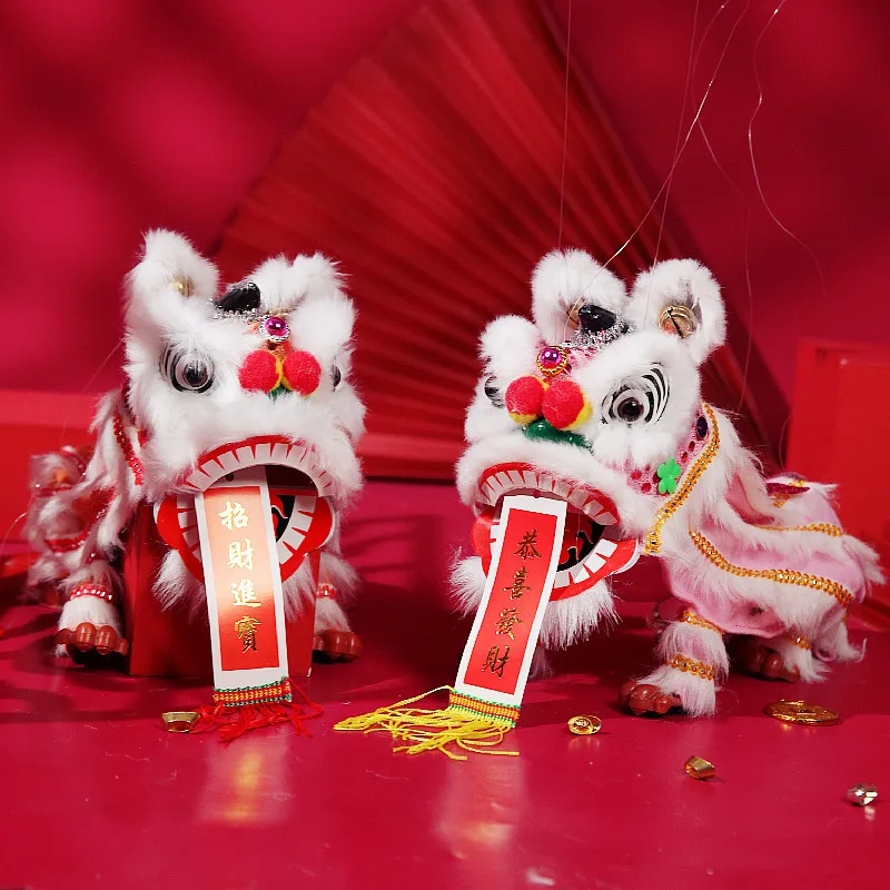 Lion Dance String Puppet Chinese Style Retro Folk Customs Folk Traditional Lion Dance Decoration Toys Home Accessories
Lion Dance String Puppet Chinese Style Retro Folk Customs Folk Traditional Lion Dance Decoration Toys Home Accessories