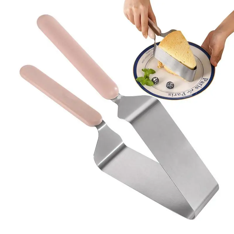 Cake Slicer Triangular Stainless Steel Cake Separator Cutter Server With Double Handle For Birthday Party Wedding Pastry Divider
Cake Slicer Triangular Stainless Steel Cake Separator Cutter Server With Double Handle For Birthday Party Wedding Pastry Divider