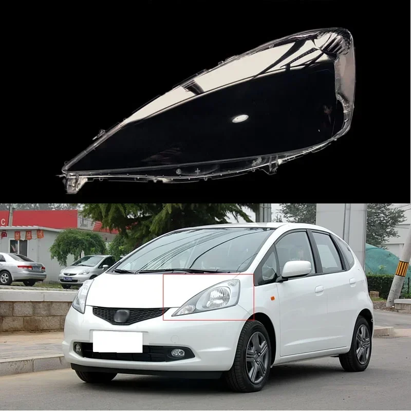 

For Honda FIt 2008 2009 2010 Headlamp Cover Shade Front Headlight Lamp Shell Plexiglass Replace The Original Lampshade