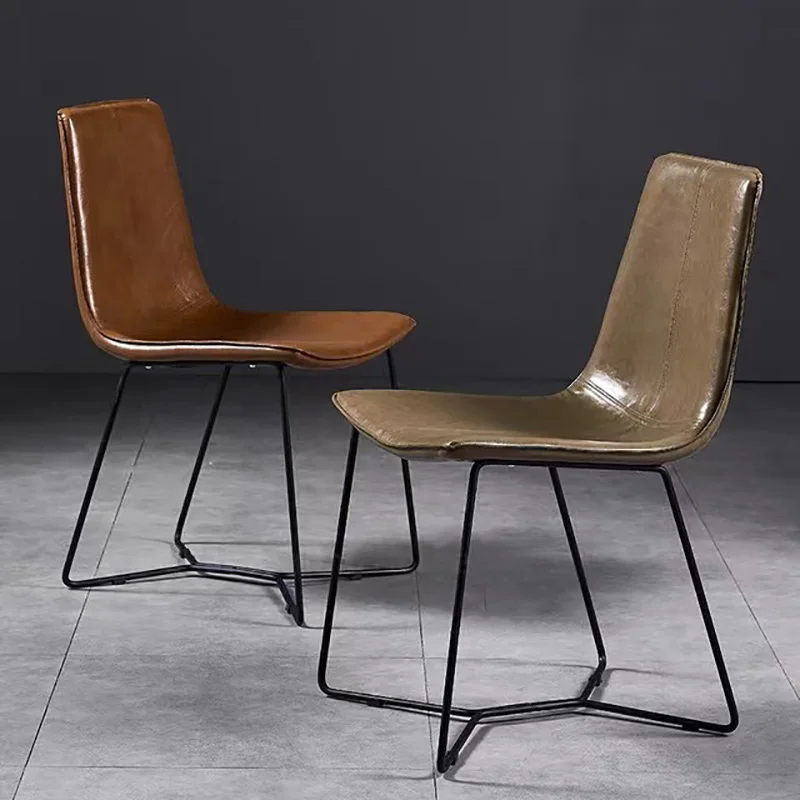 Leather Modern Dining Chairs Nordicluxury Bar Metal Office Chairs Banquet Vanitysillas Para Comedor Balcony FurnitureGS50DC
Leather Modern Dining Chairs Nordicluxury Bar Metal Office Chairs Banquet Vanitysillas Para Comedor Balcony FurnitureGS50DC