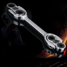 Universal Wrench 8 in 1 Socket Wrench Multifunction Wrench Tool with 360 Degree Rotating Head Spanner Tool Home Repair
Universal Wrench 8 in 1 Socket Wrench Multifunction Wrench Tool with 360 Degree Rotating Head Spanner Tool Home Repair