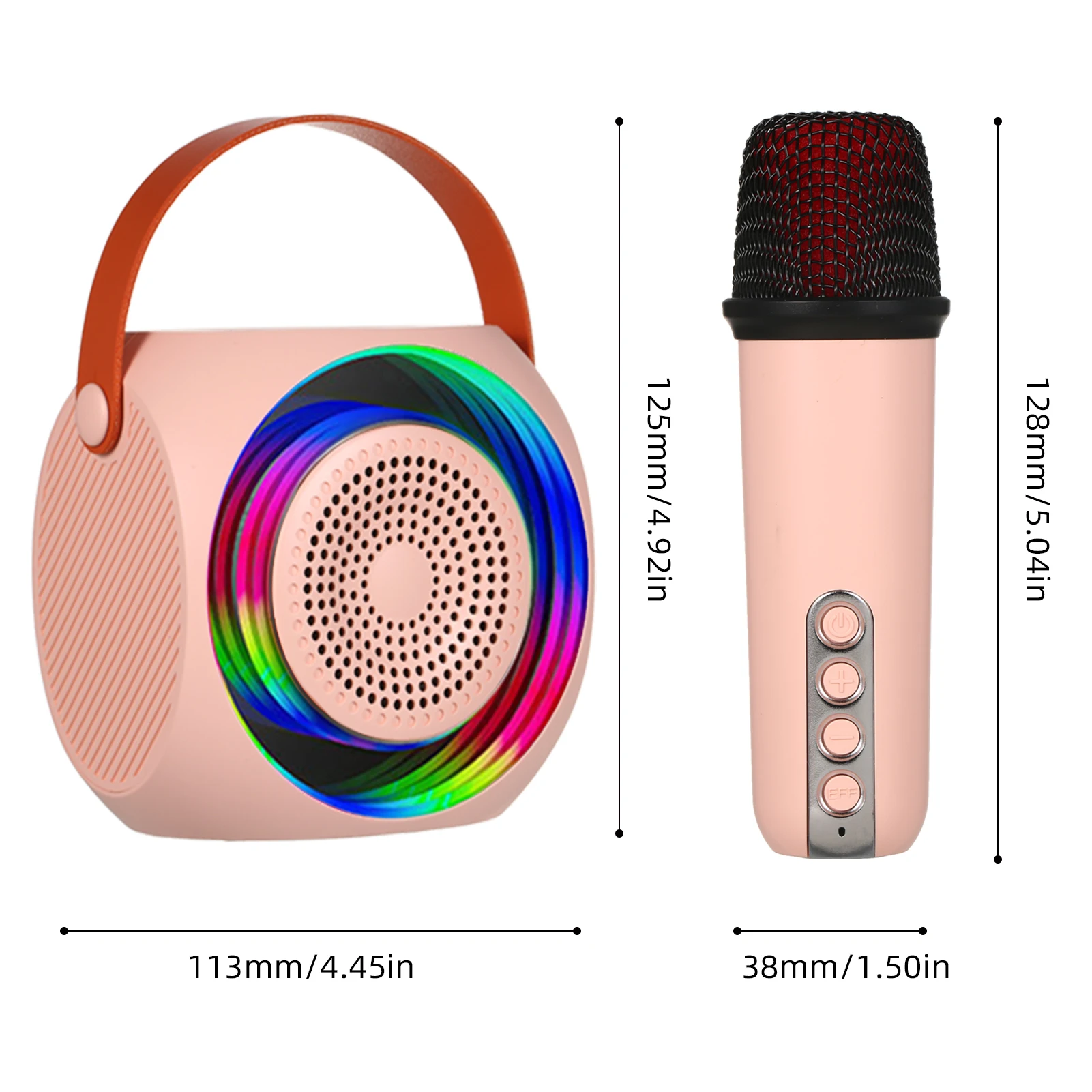 Mini Portable Microphone Speaker Set Home Outdoor Wireless Portable Speaker Rechargeable Voice Box Handheld Microphone BT5.0 KTV
Mini Portable Microphone Speaker Set Home Outdoor Wireless Portable Speaker Rechargeable Voice Box Handheld Microphone BT5.0 KTV