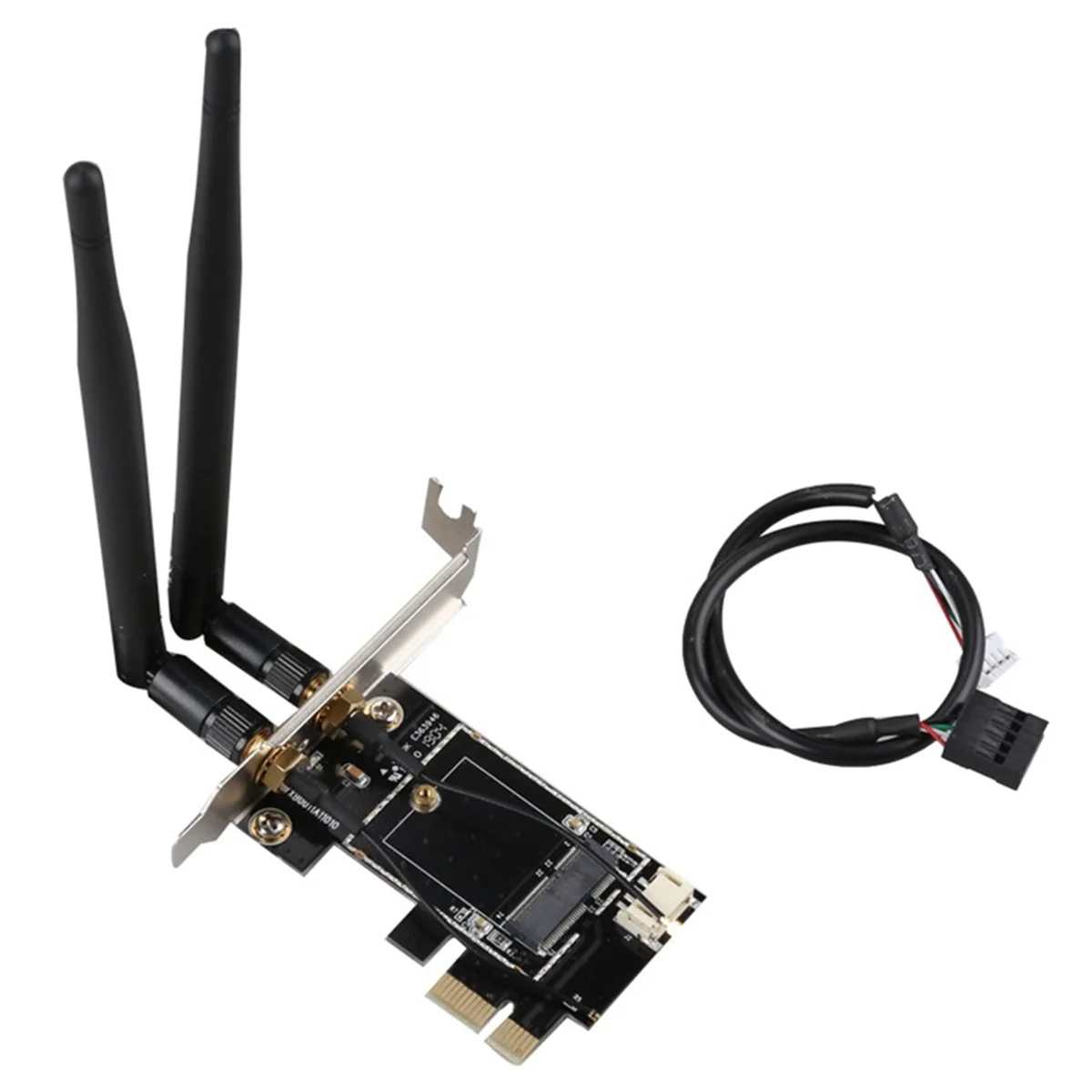 PCI-E X1 на M.2 NGFF E-Key Wi-Fi беспроводной сетевой адаптер преобразователь карты с Bluetooth для настольного ПК
PCI-E X1 на M.2 NGFF E-Key Wi-Fi беспроводной сетевой адаптер преобразователь карты с Bluetooth для настольного ПК