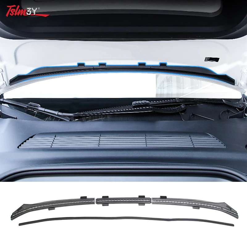 For Tesla Model 3 Y Hood Trunk Seal Kit Soundproof Rubber Waterproof Seal Strip Tesla Hood Water Strip Car External Accessories
For Tesla Model 3 Y Hood Trunk Seal Kit Soundproof Rubber Waterproof Seal Strip Tesla Hood Water Strip Car External Accessories