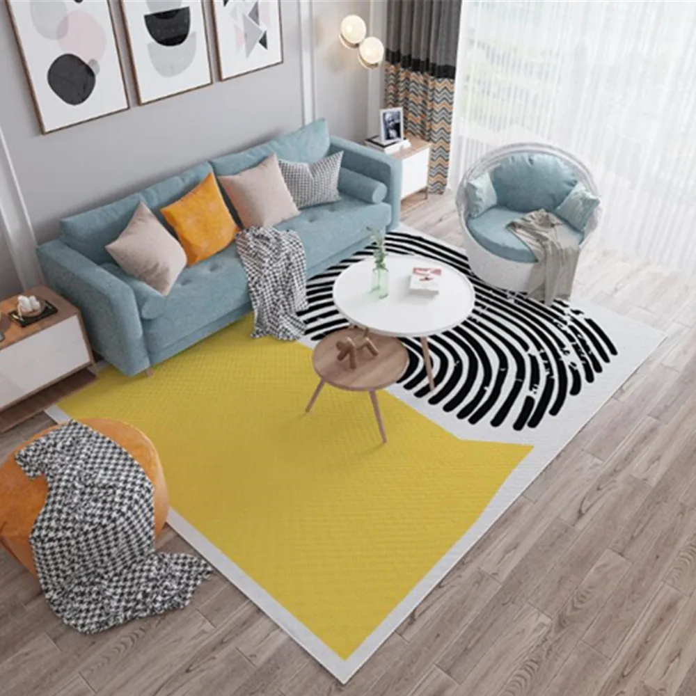 Modern Nordic Rug And Carpet For Home Living Room Geometric Carpet Floor Rug Bedroom Non-slip Sofa Coffee Table Mat Doormat
Modern Nordic Rug And Carpet For Home Living Room Geometric Carpet Floor Rug Bedroom Non-slip Sofa Coffee Table Mat Doormat