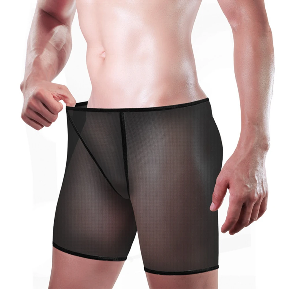 Sexy Men's Lace Mesh See Through Breathable Underwear Boxer Shorts Lingerie Comfortable Briefs Solid Seamless Male Boxers Shorts
Sexy Men's Lace Mesh See Through Breathable Underwear Boxer Shorts Lingerie Comfortable Briefs Solid Seamless Male Boxers Shorts