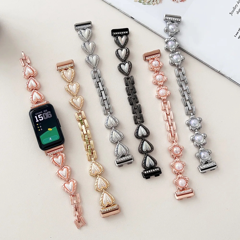 Heart-shaped Women Bracelet for Huawei Band 8 Strap Band8 Replacement Wristband Belt
Heart-shaped Women Bracelet for Huawei Band 8 Strap Band8 Replacement Wristband Belt