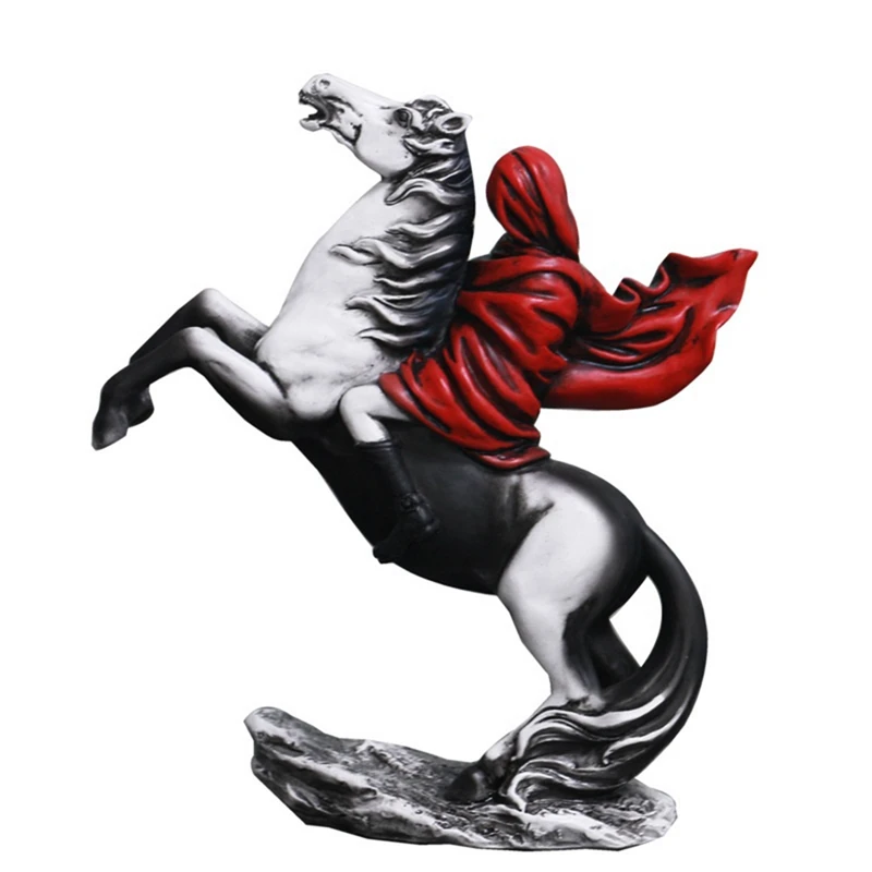Riding Horse Statue - Modern Art Sculpture Home Decor Accents Resin Crafts Collectible Figurines Ornament, Living Room Durable
Riding Horse Statue - Modern Art Sculpture Home Decor Accents Resin Crafts Collectible Figurines Ornament, Living Room Durable