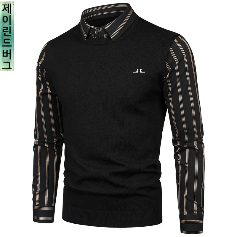 골프용품 Fashion Fake Two Pieces Men's Golf Wear 2024 Spring New Korean Golf Knit Men's Golf Clothes Casual Windproof Golf Sweater
골프용품 Fashion Fake Two Pieces Men's Golf Wear 2024 Spring New Korean Golf Knit Men's Golf Clothes Casual Windproof Golf Sweater