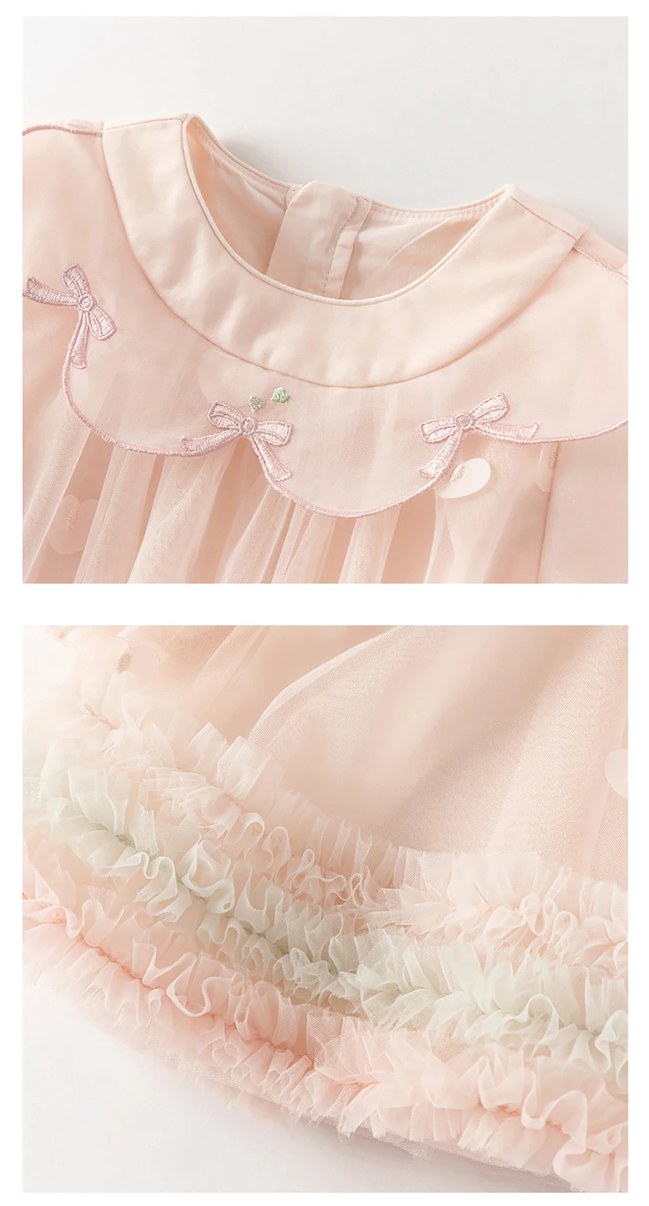 فستان ديف بيلا للأطفال بتصميم شبكي أنيق بأكمام طويلة للربيع، ملابس حفلات خارجية حلوة للفتيات DB1260591/DB1261889 فستان ديف بيلا للأطفال بتصميم شبكي أنيق بأكمام طويلة للربيع، ملابس حفلات خارجية حلوة للفتيات DB1260591/DB1261889