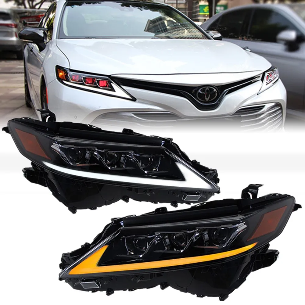 Автомобильная светодиодная фара для Toyota Camry 2018-2022, Модифицированная Автомобильная фара DRL с указателем поворота, фара в сборе Plug And Play
Автомобильная светодиодная фара для Toyota Camry 2018-2022, Модифицированная Автомобильная фара DRL с указателем поворота, фара в сборе Plug And Play