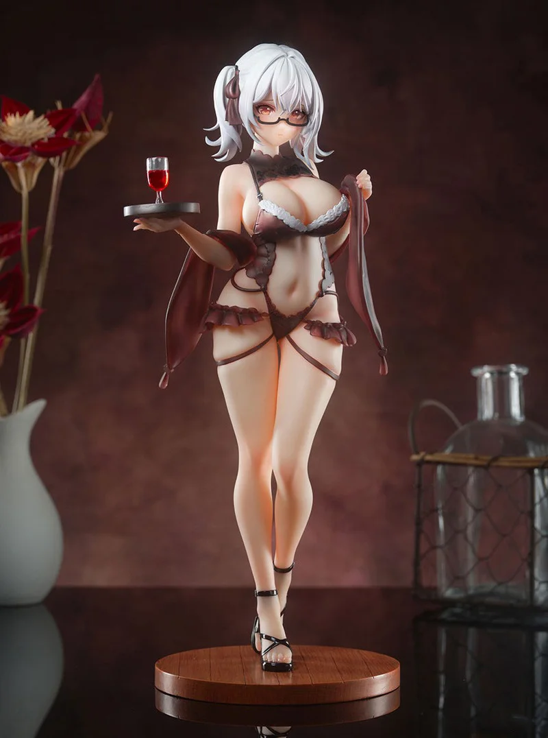 

Bilibili Spot Animester Original Sommelier Girl Cynthia Glasses Sexy Collectible Model Ornaments