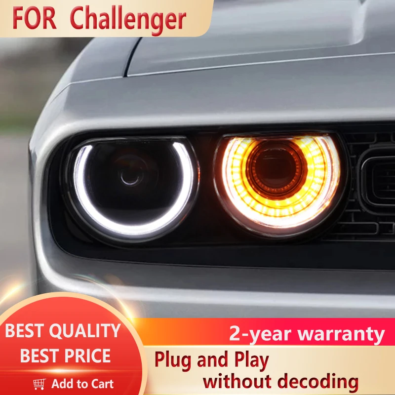 For Dodge Challenger Headlights 2008-2019 New Challenger LED Headlight led Signal Drl Bi Xenon Auto Accessories
For Dodge Challenger Headlights 2008-2019 New Challenger LED Headlight led Signal Drl Bi Xenon Auto Accessories