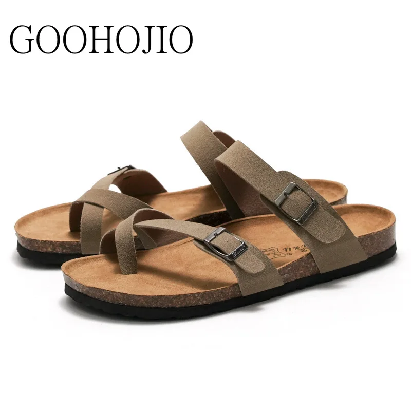 Summer Men Cork Slippers Unisex Clogs Slippers Wear-resistant Man Casual Slides Soft Buckle Beach Footwear for Women Non-slip
Summer Men Cork Slippers Unisex Clogs Slippers Wear-resistant Man Casual Slides Soft Buckle Beach Footwear for Women Non-slip