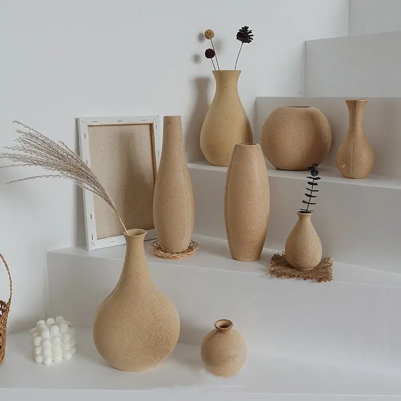 Wooden Vase Nordic Dried Flowers Container Ornaments Crafts Simple Living Room Home Decor Home Vase Imitation Ceramic Vase
Wooden Vase Nordic Dried Flowers Container Ornaments Crafts Simple Living Room Home Decor Home Vase Imitation Ceramic Vase