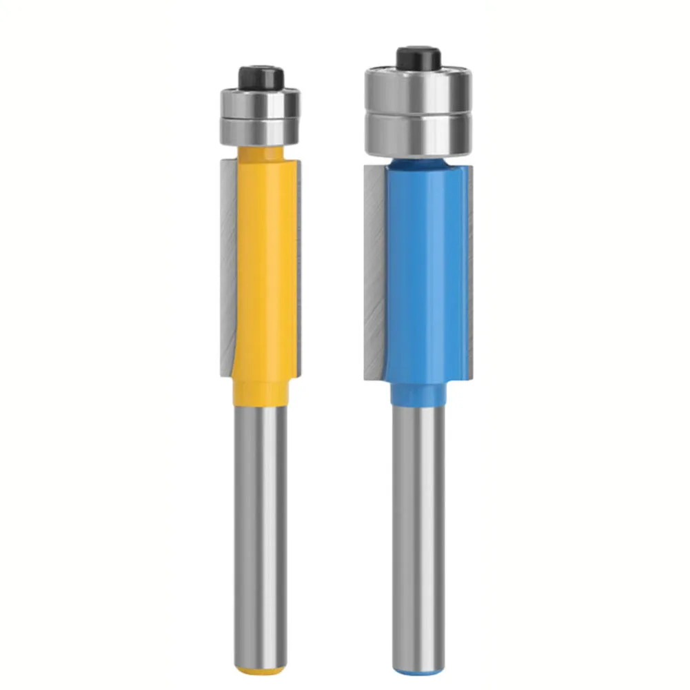 1pc 6.35MM Shank Flush Trim Bit Router Bit With Double Bearing Woodworking Milling Cutter For Wood Face Mill Woodworking Tool
1pc 6.35MM Shank Flush Trim Bit Router Bit With Double Bearing Woodworking Milling Cutter For Wood Face Mill Woodworking Tool