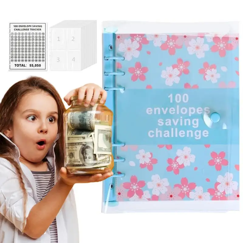 100 Envelope Challenge Binder Cash Envelopes Challenge Kit For Budgeting Planner Waterproof Budget Binder Reusable Durable
100 Envelope Challenge Binder Cash Envelopes Challenge Kit For Budgeting Planner Waterproof Budget Binder Reusable Durable