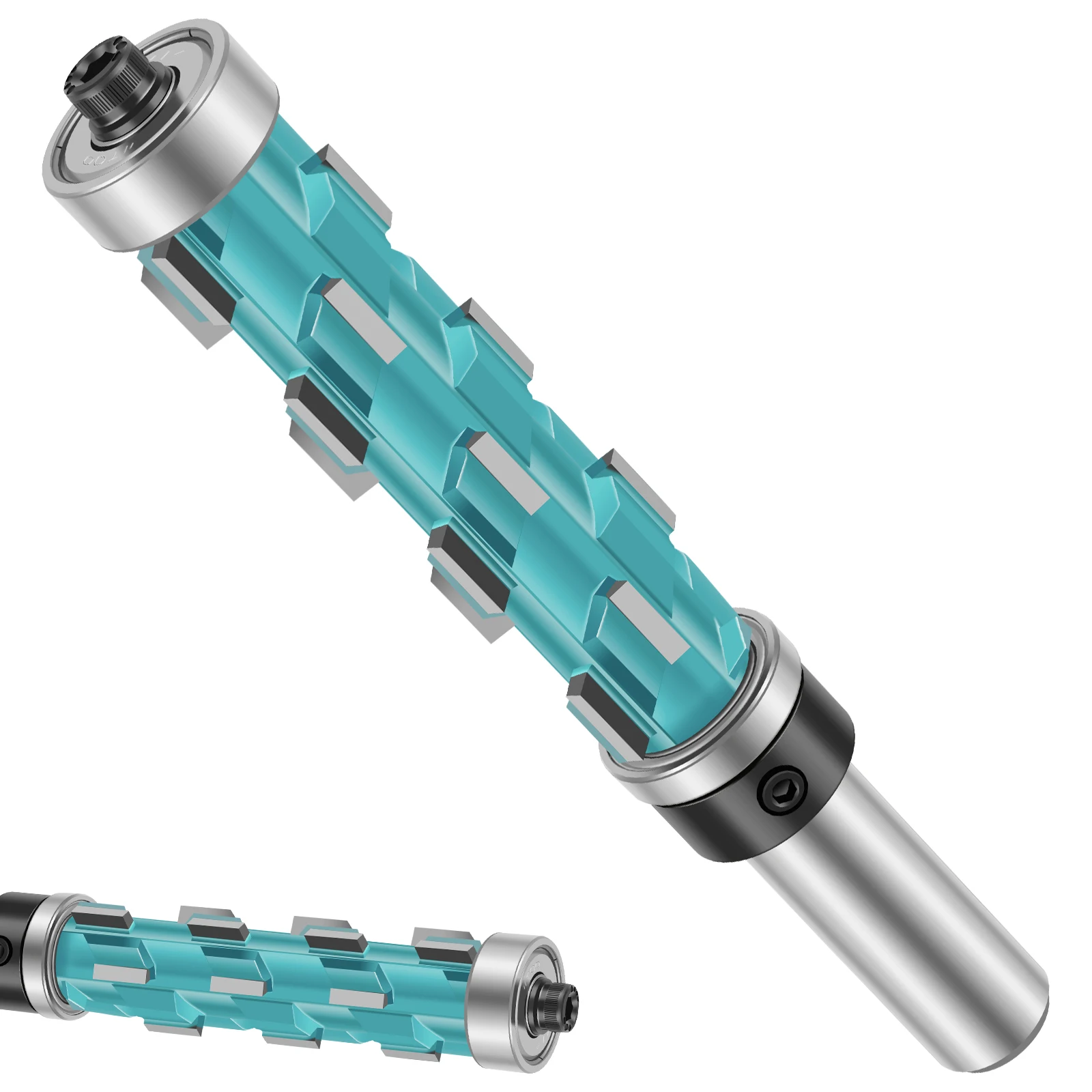 1/2inch Shank Flush Trim Router Bit Carbide Double Bearing Spiral Trimming Bit 2-9/16inch Cutting Length Sharp Woodworking Flush
1/2inch Shank Flush Trim Router Bit Carbide Double Bearing Spiral Trimming Bit 2-9/16inch Cutting Length Sharp Woodworking Flush