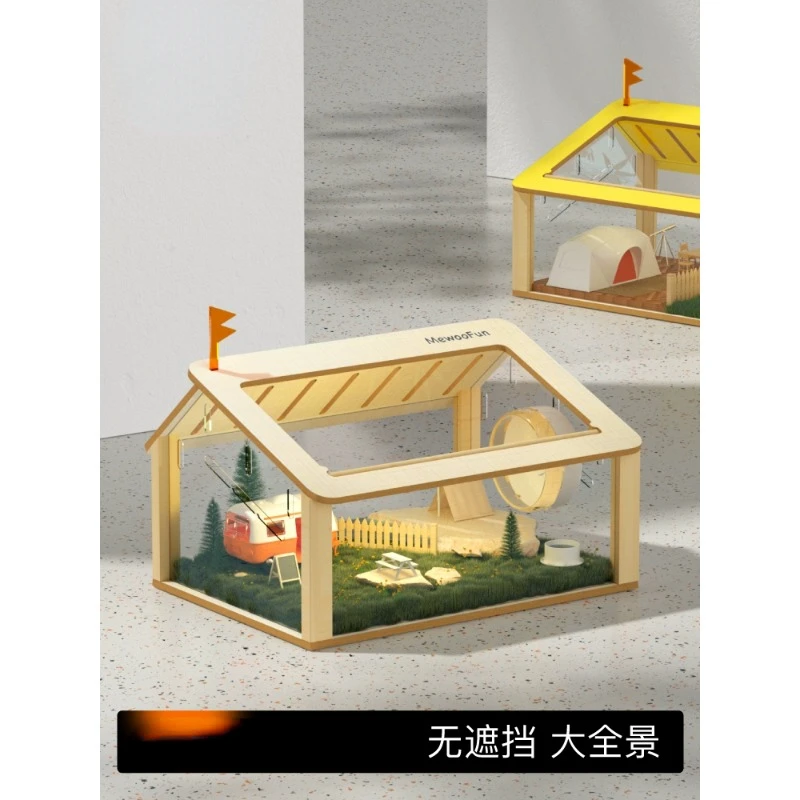 Hamster Cage Villa Deluxe Special Nest Transparent Acrylic Gold Wire Bear Small Cage House Hamster Breeding Landscaping Supplies
Hamster Cage Villa Deluxe Special Nest Transparent Acrylic Gold Wire Bear Small Cage House Hamster Breeding Landscaping Supplies